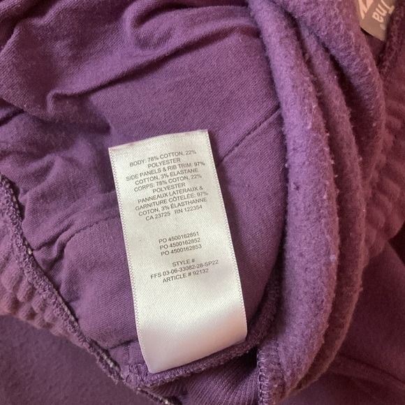 Aritzia TNA Cozy Fleece Boyfriend Sweatpants, M, Purple - Picture 5 of 5